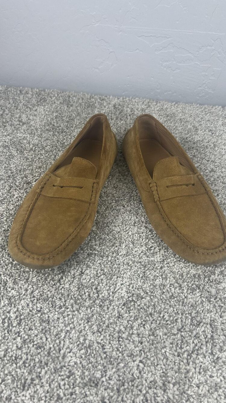 Oliver Cabell Shoes Mens Size 12 Brown Suede Loafers Slip On Driving Moc